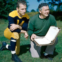 Don Hutson and Curly Lambeau